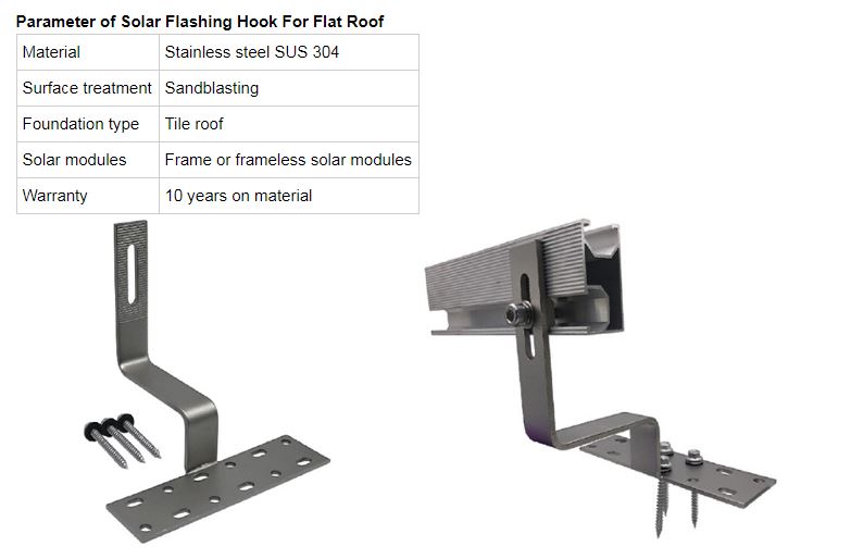krókur fyrir flatt þak hook for flat roof