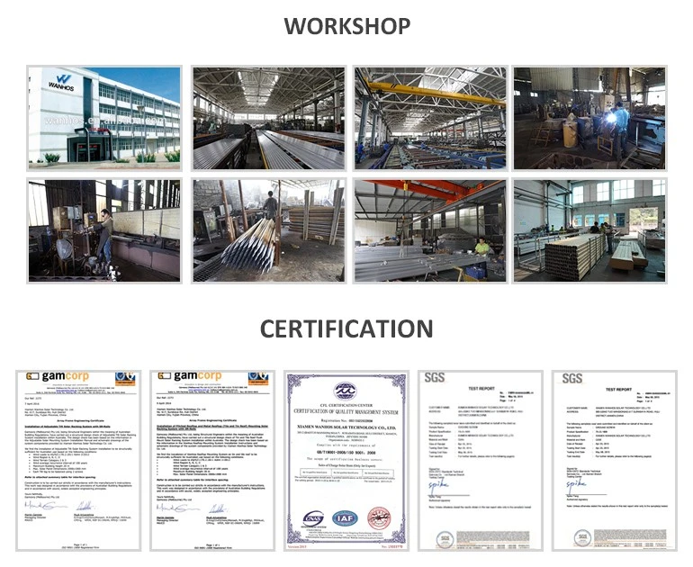Single Pile Solar Ground Mount Factory Show