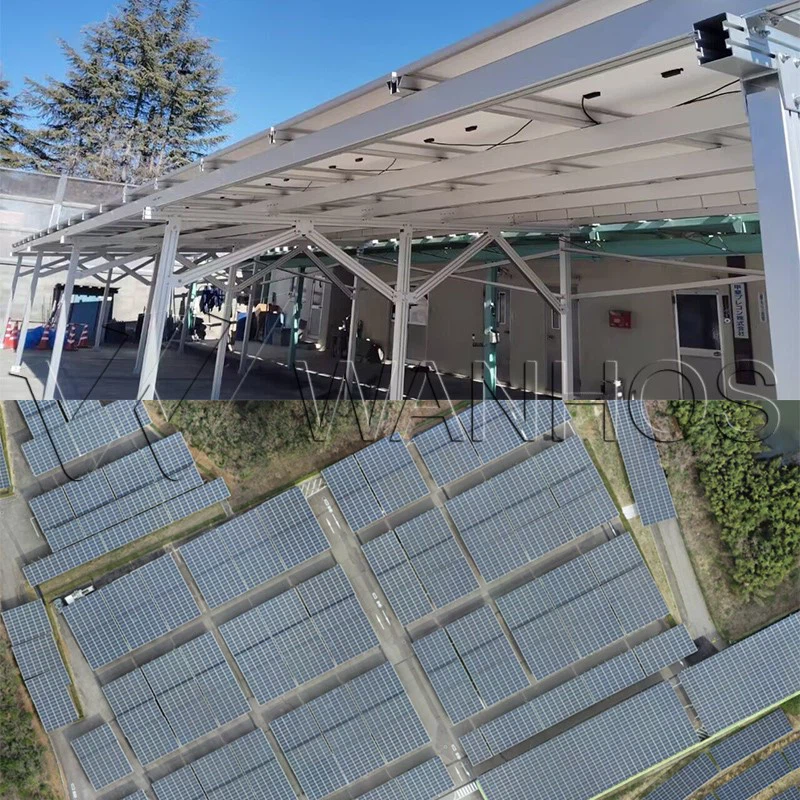 Customized Home Solar Carport Real Scene Customized Home Solar Carport Real Scene