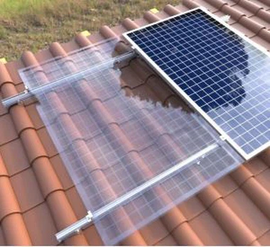 Sólkerfi flísarþak með rómverskum flísarþakþaki. Stuðningur 100-300 Watts sólarplötur