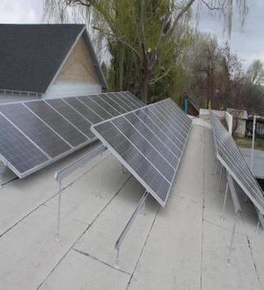 Sólpallborð Stillanlegur Stuðningur Uppbygging