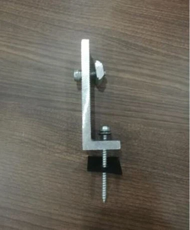 Tile Roofing, Sól Panel Mounting Kit, L Foot Roof Hook Fyrir Sól Racking Systems