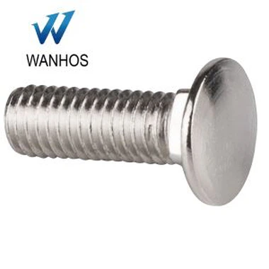 Sól Power Carriage Bolt SUS304 A2 Kína Ryðfrítt stál Festa Framleiðendur Galvanized Factory