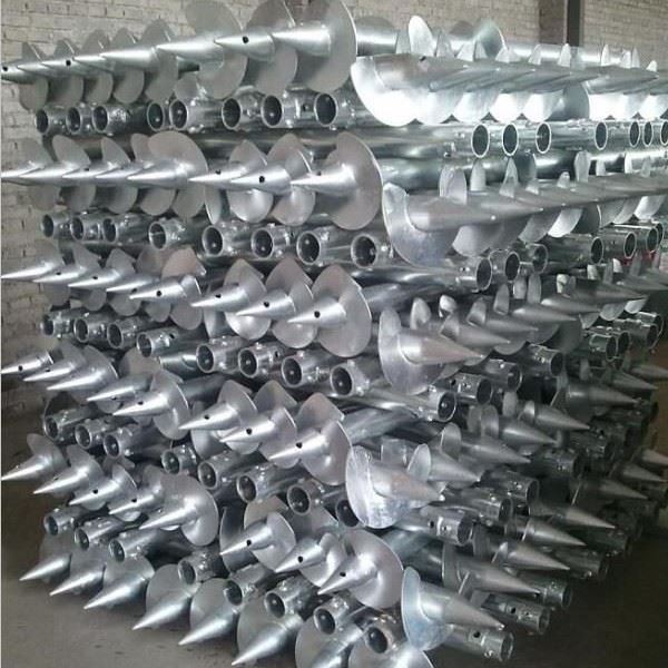 Screw In Ground Steel Anchor Real Scene