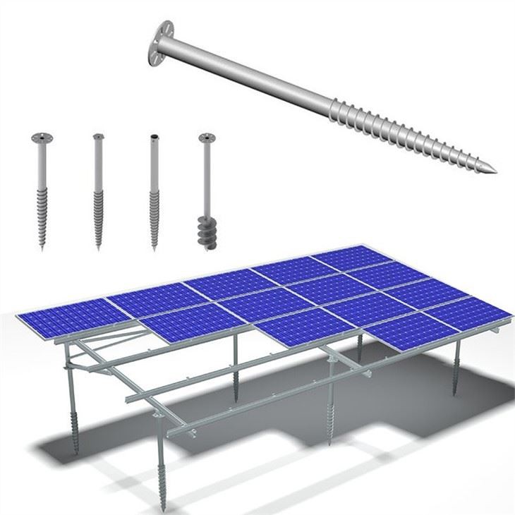 Screw In Ground Steel Anchor for Solar Ground Mounting